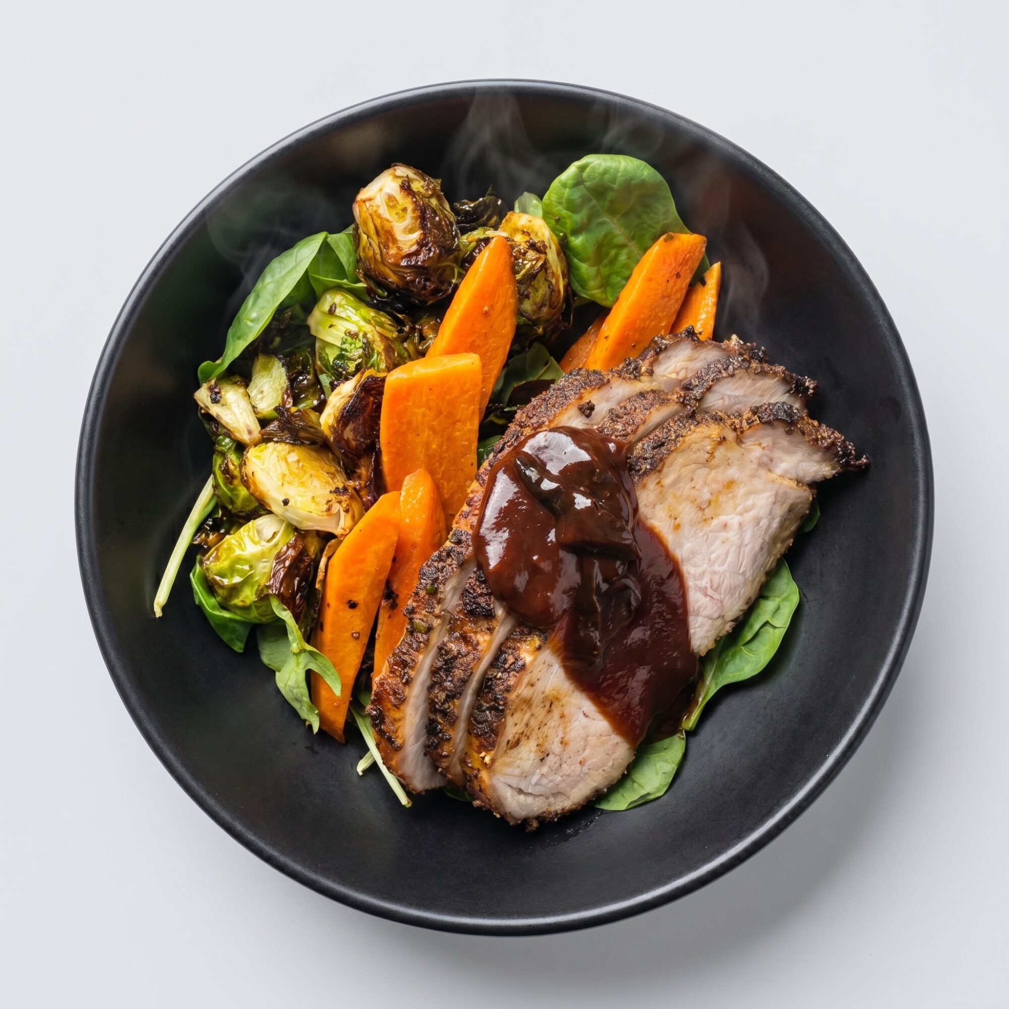 Pechuga de Pollo Marinada con Verduras al Horno